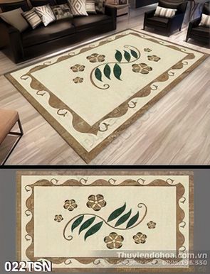 Tranh thảm sàn 3D độc đáo