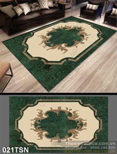 Tranh thảm sàn 3D nghệ thuật