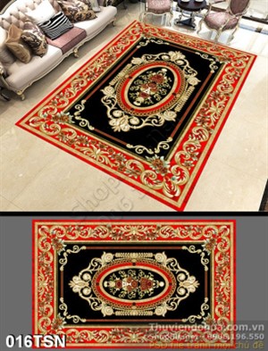 Tranh thảm sàn hoa văn độc đáo