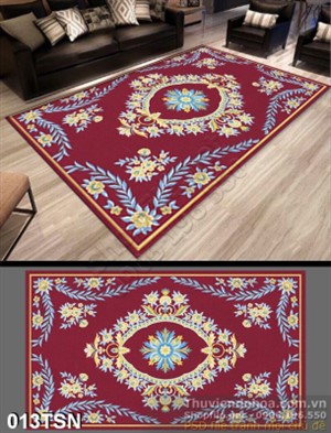 Tranh hoa văn in thảm nghệ thuật