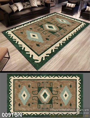 Tranh thảm hoa văn in chất lượng