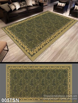 Tranh thảm sàn hoa văn nghệ thuật