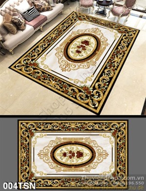 Tranh thảm sàn hoa văn sang trọng