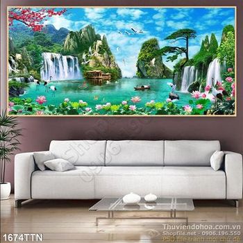 Tranh phong cảnh nghệ thuật wall decor