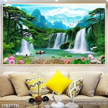 Tranh wall phong thủy nghệ thuật chất lượng cao