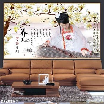 Tranh thư pháp hoa nghệ thuật