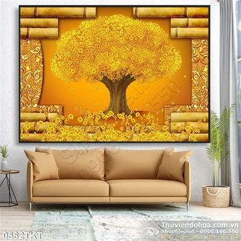 Tranh kim tiền trang trí Tết