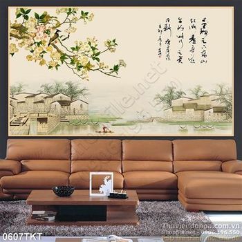 Tranh thư pháp phong cảnh