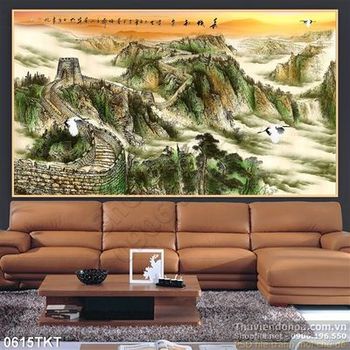 Tranh kim tiền vạn lý trường thành