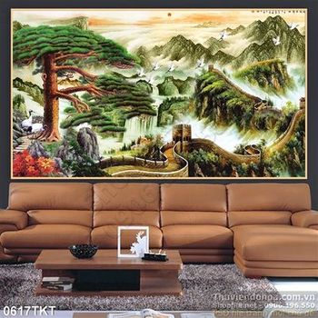 Tranh thư pháp phong cảnh