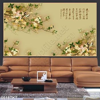 Tranh kim tiền thư pháp