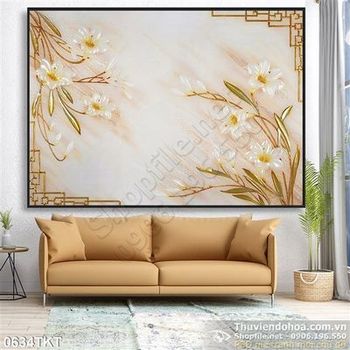 Tranh kim tiền hoa cổ điển