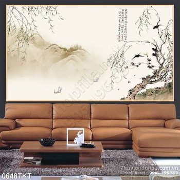 Tranh thư pháp sơn thủy