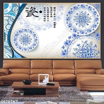 Tranh thư pháp bình cổ