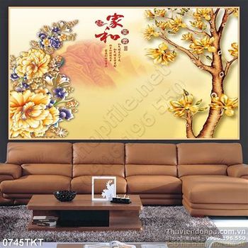 Tranh kim tiền cây nghệ thuật