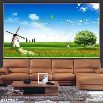 Tranh thư pháp phong cảnh