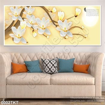 Tranh kim tiền phong thủy hoa