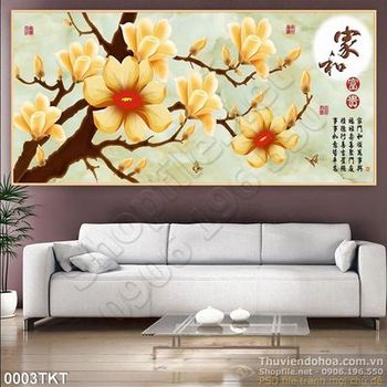 Tranh thư pháp phong thủy trang trí