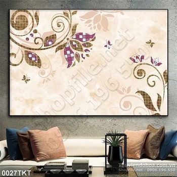 Tranh kim tiền dán tường trang trí