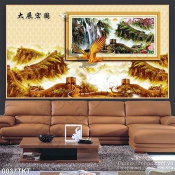 Tranh kim tiền chim đại bàng