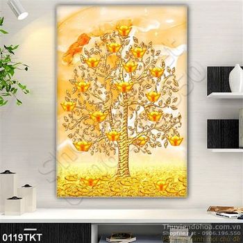 Tranh kim tiền phong thủy trang trí