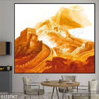 Tranh kim tiền vạn lý trường thành