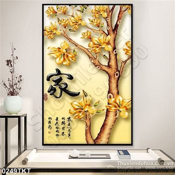 Tranh kim tiền hoa nghệ thuật