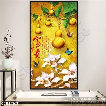 Tranh kim tiền phong thủy treo tường