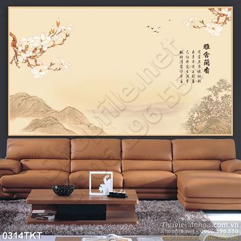 Tranh kim tiền thư pháp nghệ thuật