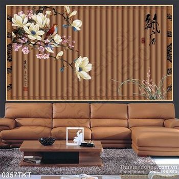 Tranh thư pháp hoa nghệ thuật