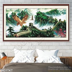 Tranh thư pháp phong cảnh