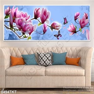 Tranh thư pháp hoa nghệ thuật