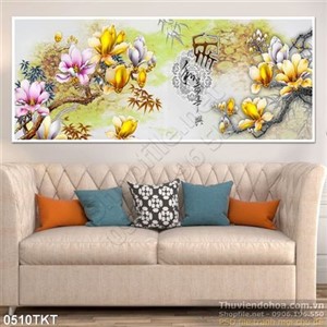 Tranh kim tiền hoa nghệ thuật