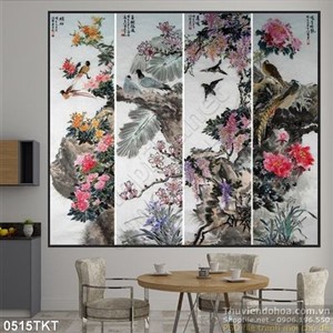 Tranh thư pháp phong thủy nghệ thuật