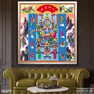 Tranh Phật trang trí phòng thờ 3D