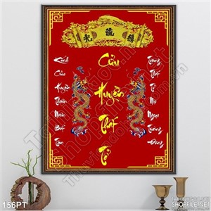 Tranh treo tường phòng thờ psd