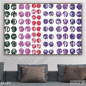 Font chữ cửu huyền thất tổ nghệ thuật đẹp