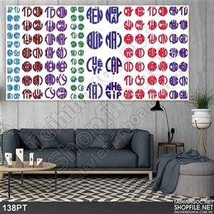 Bộ chữ cửu huyền thất tổ treo phòng thờ tổ