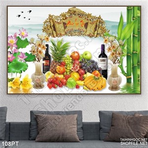 Tranh trang trí phòng thờ đặc sắc