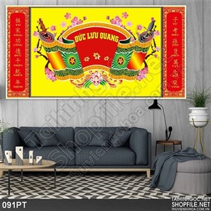 Tranh 3D trang trí phòng thờ