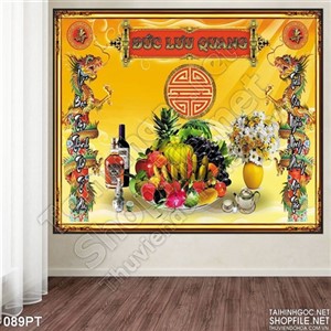 Tranh treo bàn thờ cửu huyền thất tổ