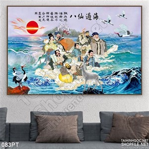 Tranh psd trang trí phòng thờ