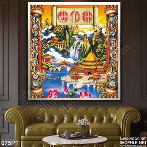 Tranh psd cửu huyền thất tổ phong thủy