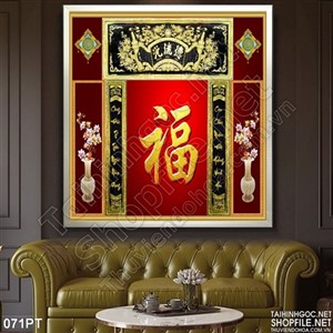Tranh bàn thờ phong thủy