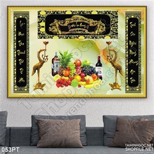 Tranh psd bàn thờ cửu huyền thất tổ 3D