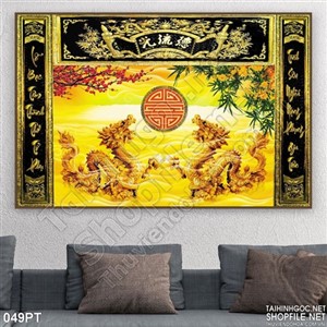 Tranh trang trí bàn thờ cửu huyền thất tổ