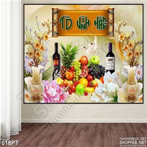 Tranh psd giả ngọc cửu huyền thất tổ