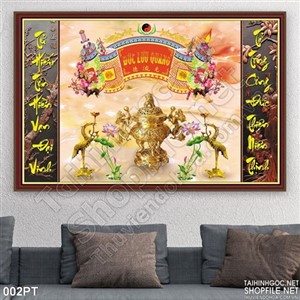 Tranh 3D cửu huyền thất tổ