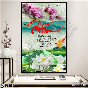 Tranh chữ nhẫn thư pháp