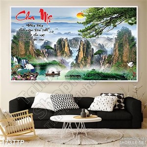 Tranh thư pháp phong thủy đẹp